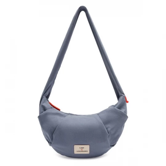 Foto van product Les Visionnaires Schoudertas 'Unio Vancouver' smoky blue