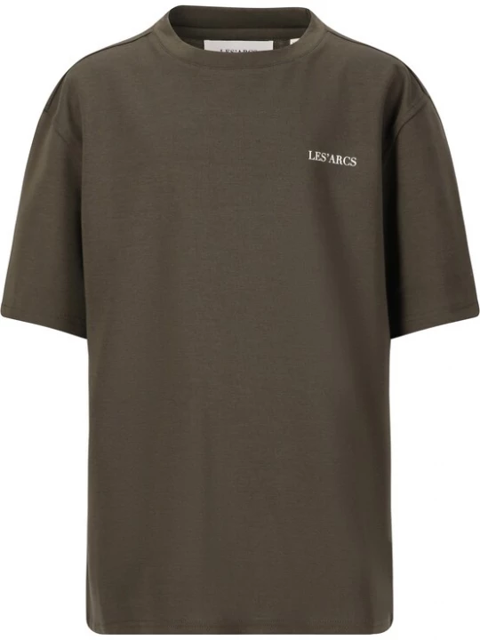 Foto van product Les'Arcs Shirt 'Tynan' aardetinten / wit