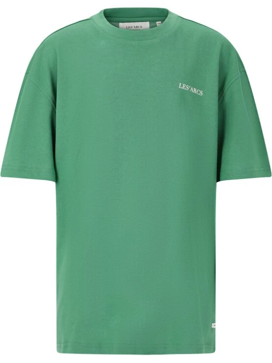 Foto van product Les'Arcs Shirt 'Tynan' groen / natuurwit