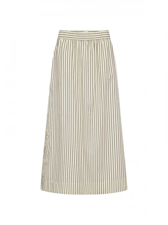Foto van product Levete Room Rok 'LUCILLA' donkerbruin / wit