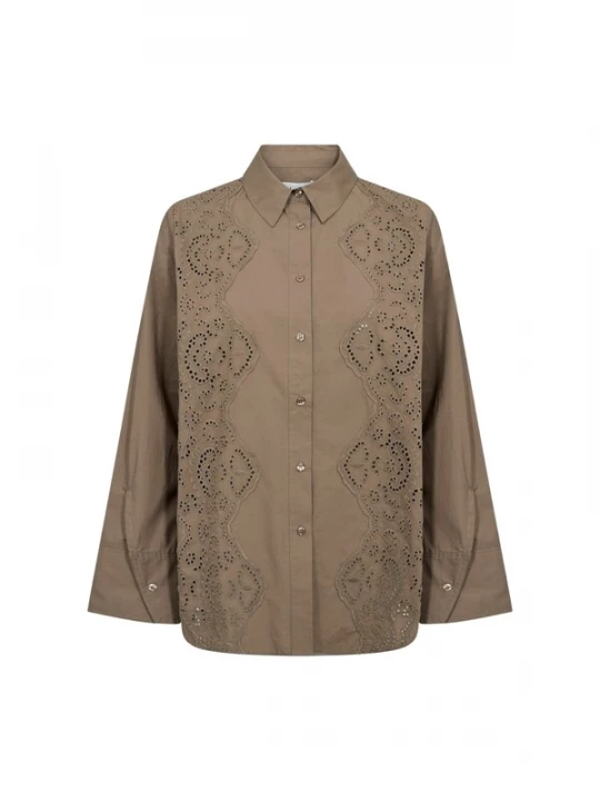 Foto van product Levete Room Shirt ' LR-ROSE ' bruin
