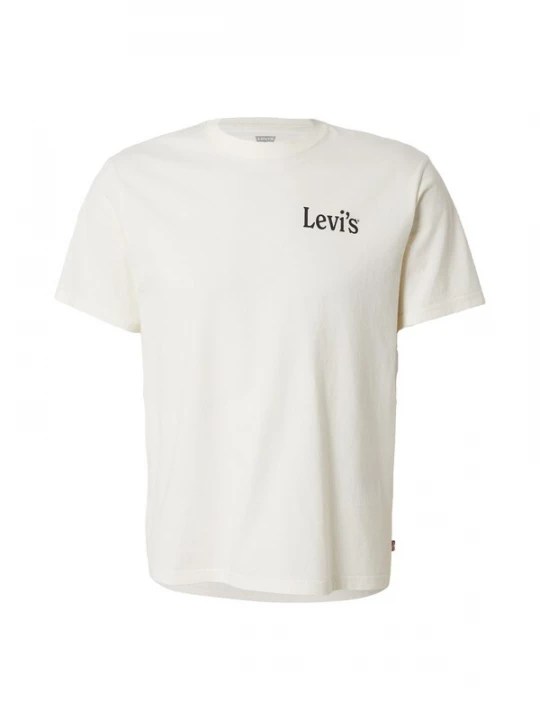 Foto van product LEVI'® Shirt 'Relaxed Fit Short Sleeve Graphic T-Shirt' crème / lichtbruin / rood / zwart Levi's