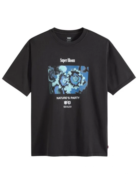 Foto van product LEVI'® Shirt 'Vintage Fit Graphic Tee' donkerblauw / mintgroen / zwart / wit Levi's