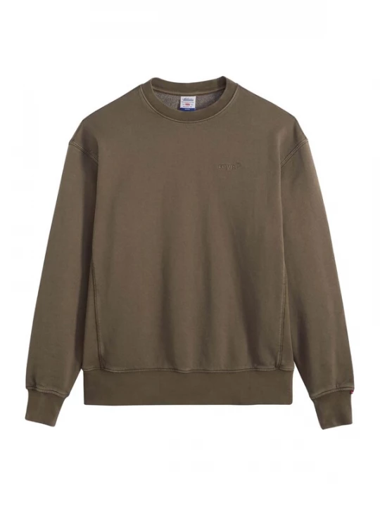 Foto van product LEVI'® Sweatshirt 'Authentic Crew' bruin Levi's
