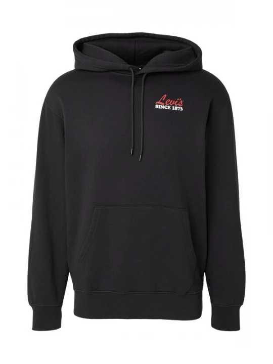 Foto van product LEVI'® Sweatshirt 'Relaxed Graphic Po' knalrood / zwart / wit Levi's