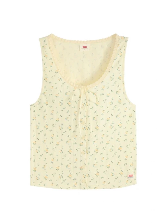 Foto van product LEVI'® Top 'DRY GOODS' lichtblauw / geel / lichtgeel / groen Levi's