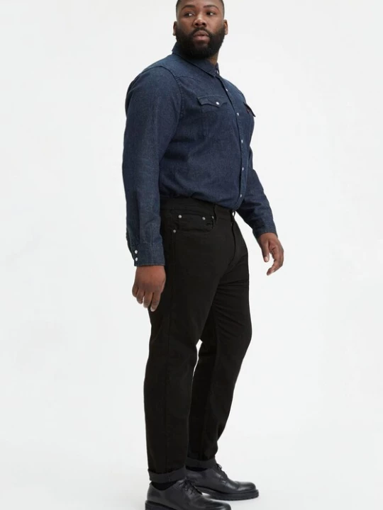 Foto van product Levi's® Big & Tall Jeans '502™ Taper Jeans (Big & Tall)' black denim