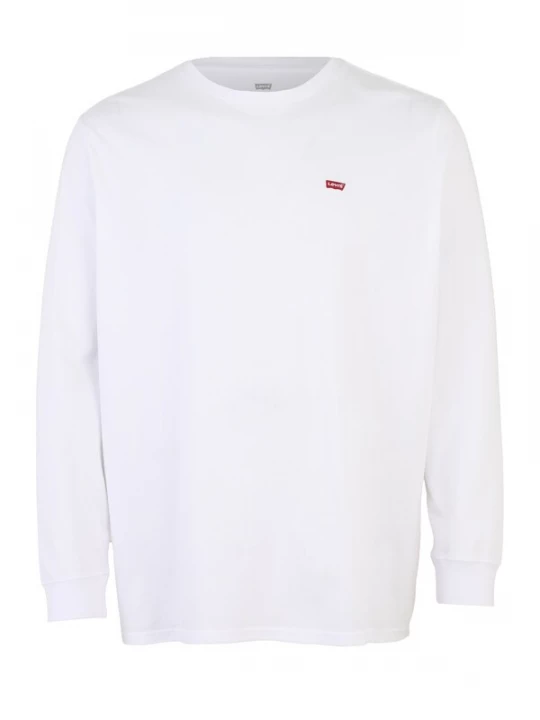 Foto van product Levi's® Big & Tall Shirt 'LS Original HM Tee' wit