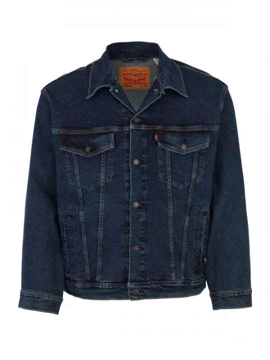 Foto van product Levi's® Big & Tall Tussenjas 'Trucker Jacket' donkerblauw