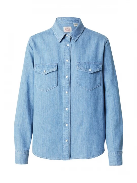 Foto van product LEVI'S ® Blouse 'Iconic Western Shirt' blauw denim
