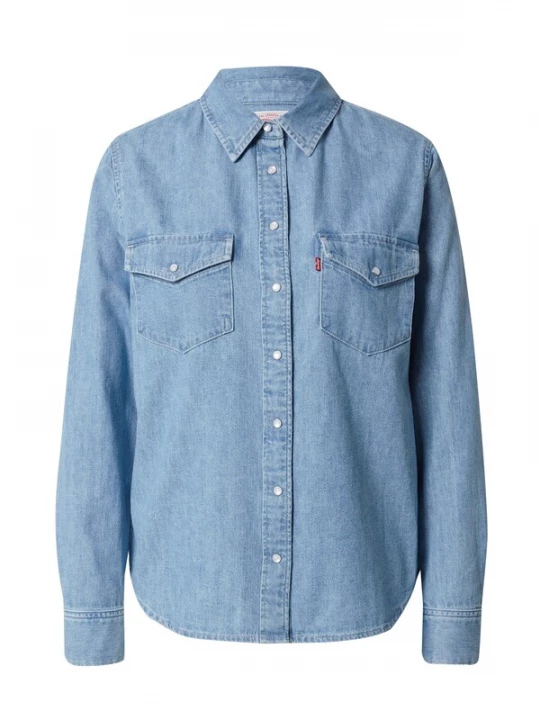 Foto van product LEVI'S ® Blouse 'Iconic Western Shirt' blauw denim