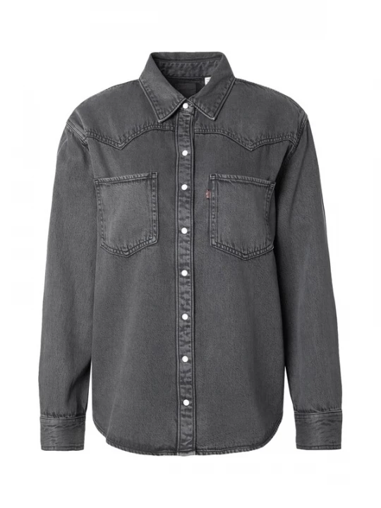 Foto van product LEVI'S ® Blouse 'Teodora Western Shirt' black denim