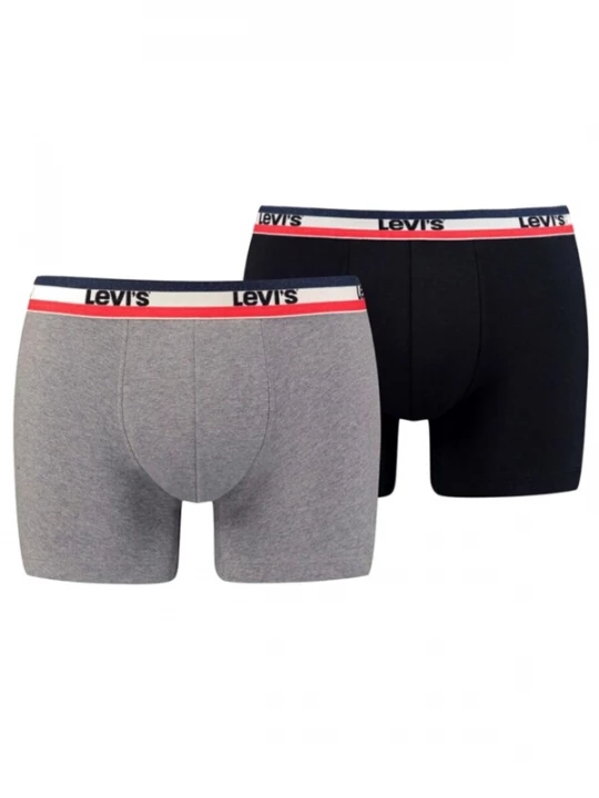 Foto van product LEVI'S ® Boxershorts grijs / zwart