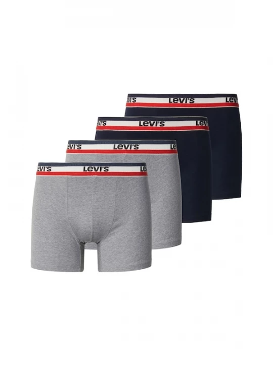 Foto van product LEVI'S ® Boxershorts marine / grijs gemêleerd
