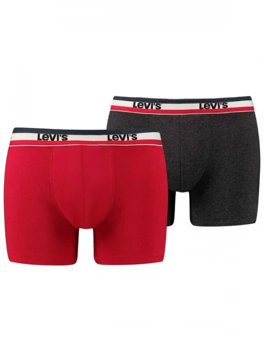 Foto van product LEVI'S ® Boxershorts rood / zwart