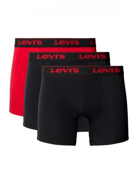 Foto van product LEVI'S ® Boxershorts rood / zwart gemêleerd