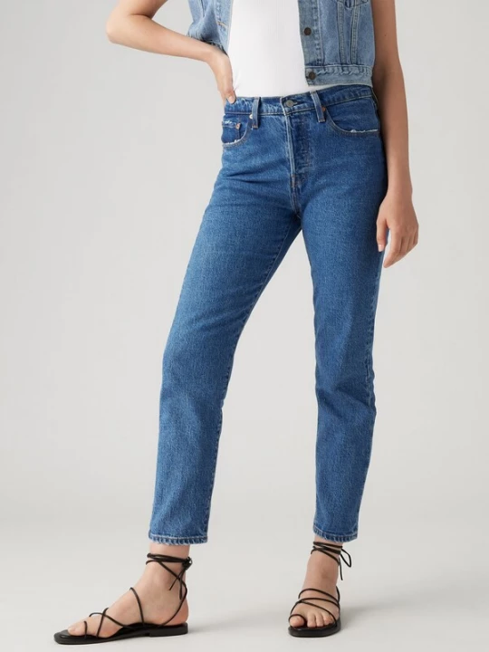 Foto van product LEVI'S ® Jeans '501® CROP' blauw denim