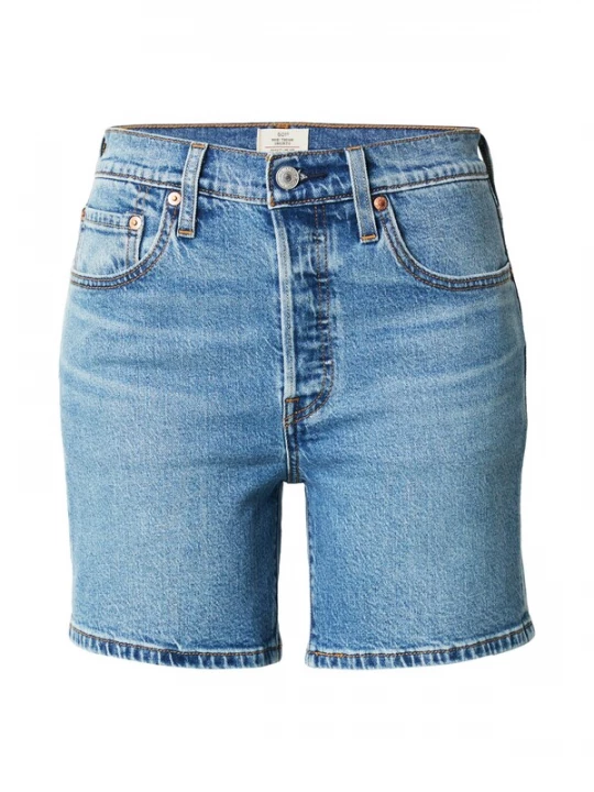 Foto van product LEVI'S ® Jeans '501® Mid Thigh Lightweight Shorts' blauw denim