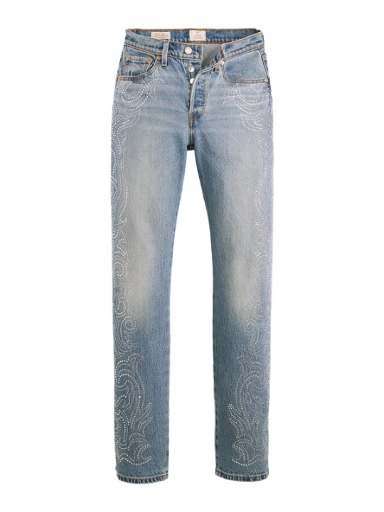 Foto van product LEVI'S ® Jeans 'BEYONCÉ x Levi’s 501' lichtblauw
