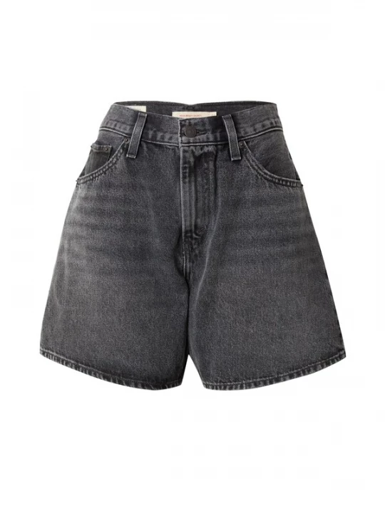 Foto van product LEVI'S ® Jeans 'High Baggy Short' black denim