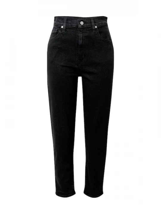 Foto van product LEVI'S ® Jeans 'High Waisted Mom Jean' black denim