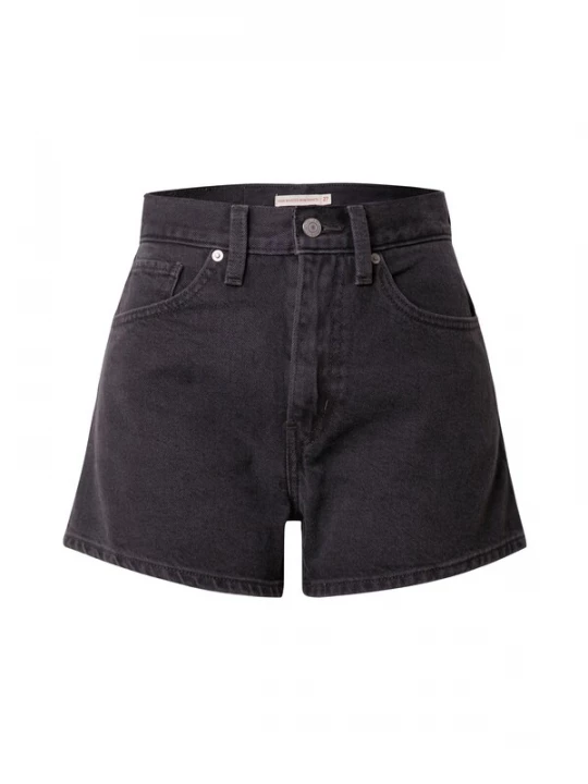 Foto van product LEVI'S ® Jeans 'High Waisted Mom Short' black denim