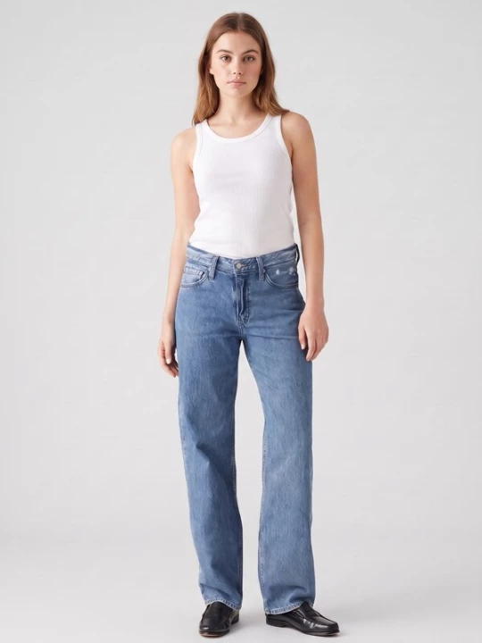Foto van product LEVI'S ® Jeans 'Wellthread Baggy Dada Garden Stone Light Indigo Worn In' blauw denim