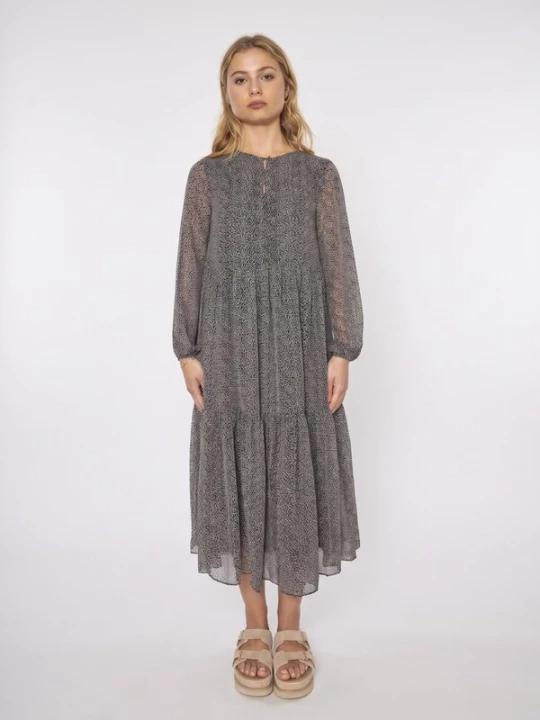Foto van product LEVI'S ® Jurk 'Cielo Georgette Dress Neutrals' grijs
