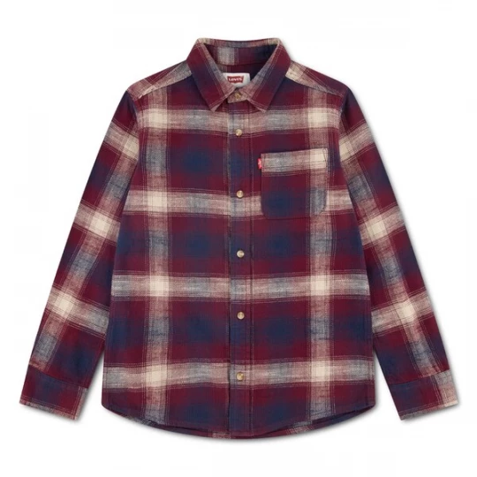 Foto van product Levi's Kids Overhemd lichtbeige / marine / wijnrood