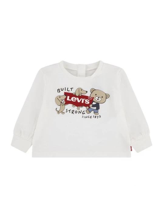 Foto van product Levi's Kids Shirt ecru / lichtbruin / rood / zwart