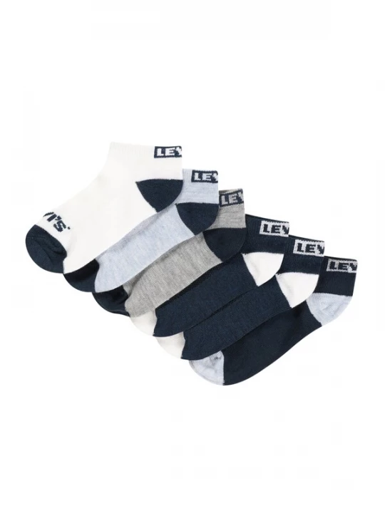 Foto van product Levi's Kids Sokken navy / blauw gemêleerd / grijs gemêleerd / wit