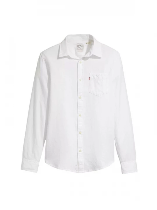 Foto van product LEVI'S ® Overhemd 'LEVI'S SUNSET 1 POCKET STANDARD CAMICIA' parelwit