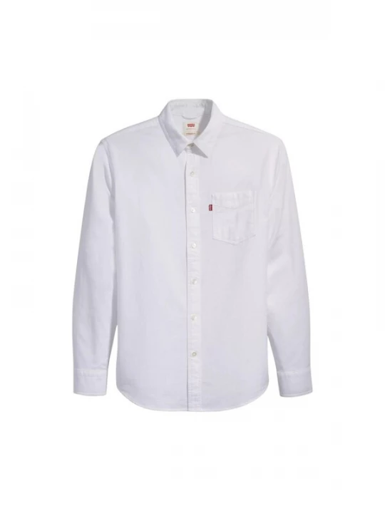 Foto van product LEVI'S ® Overhemd 'LEVI'S SUNSET 1 POCKET STANDARD CAMICIA' wit