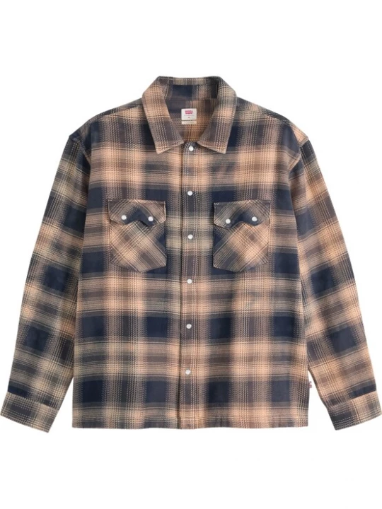 Foto van product LEVI'S ® Overhemd 'PIER 89' navy / lichtbruin