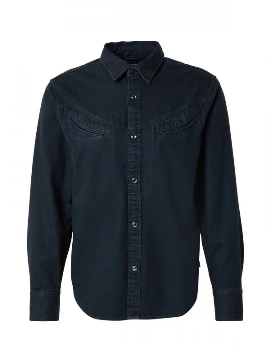 Foto van product LEVI'S ® Overhemd 'Smiley Western Shirt' black denim