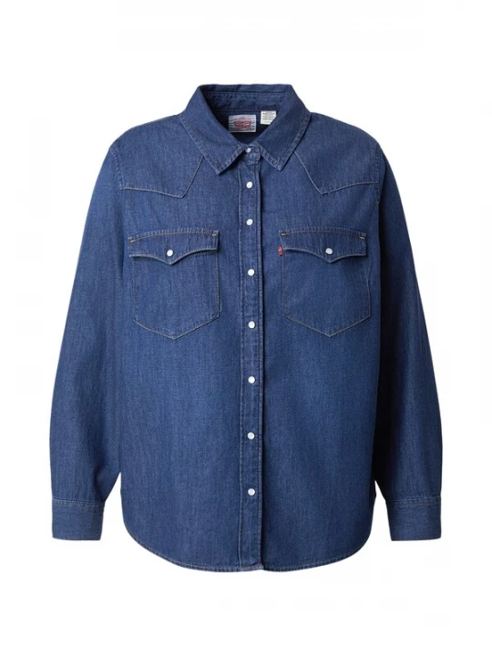 Foto van product Levi's® Plus Blouse 'Essential Western Shirt (Plus Size)' indigo