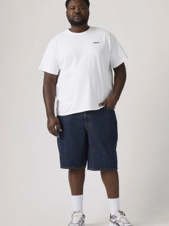 Foto van product Levi's® Plus Jeans '469 Loose Shorts B&T' blauw denim