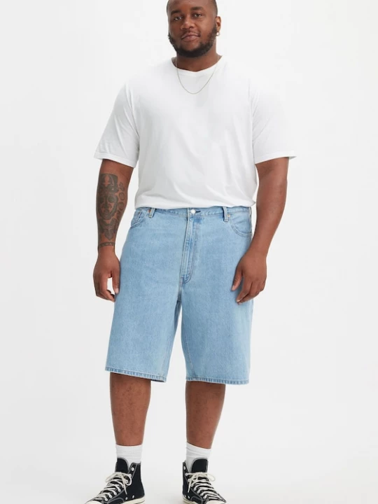 Foto van product Levi's® Plus Jeans '469 Loose Shorts B&T' lichtblauw