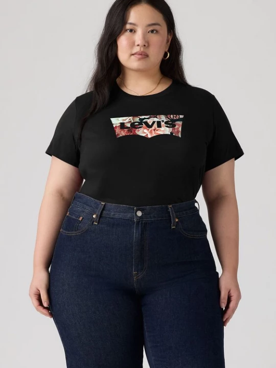 Foto van product Levi's® Plus Shirt 'The Perfect' oudroze / rood / zwart / wit