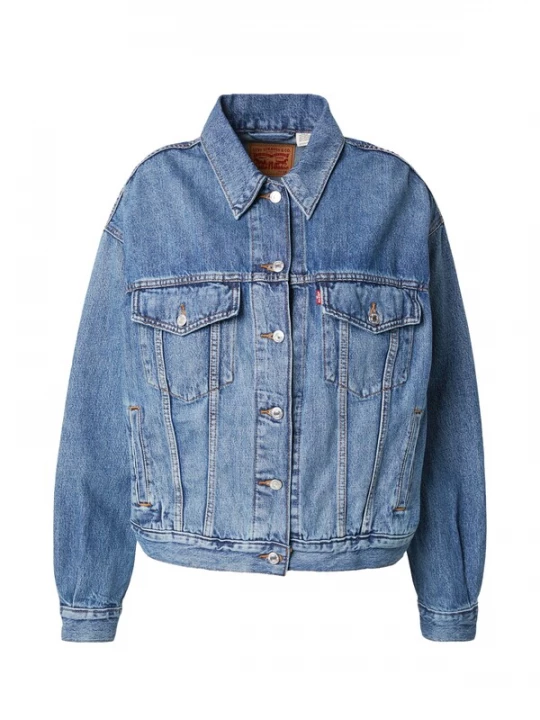 Foto van product Levi's® Plus Tussenjas '90's Trucker Jacket (Plus Size)' blauw denim