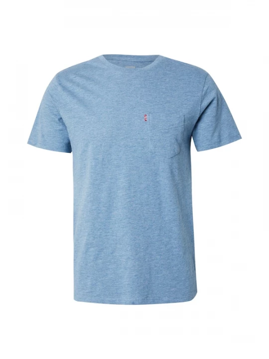 Foto van product LEVI'S ® Shirt 'Classic Pocket Tee' blauw denim