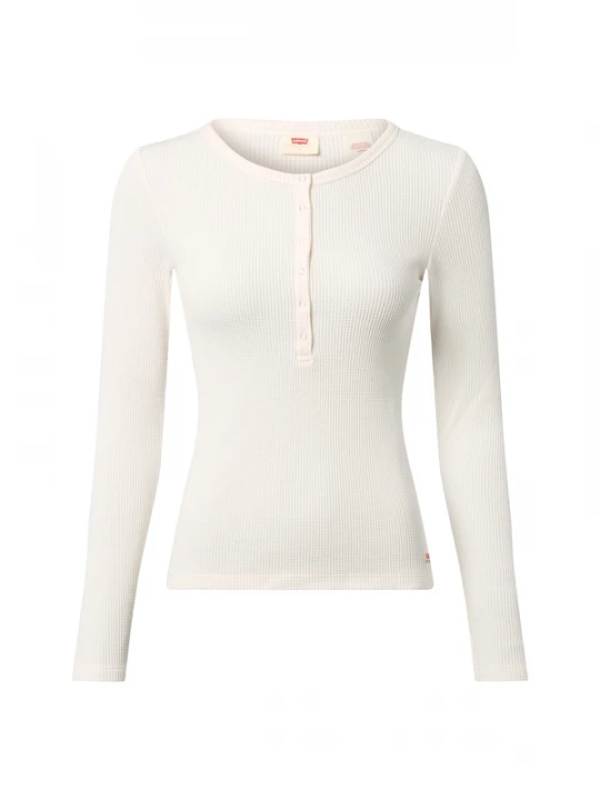 Foto van product LEVI'S ® Shirt 'Dry Goods Waffle Henley' wit