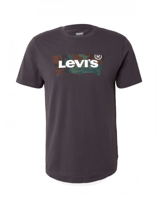 Foto van product LEVI'S ® Shirt 'Graphic Crewneck Tee' bruin / petrol / zwart / wit