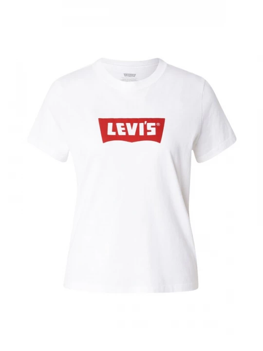Foto van product LEVI'S ® Shirt 'Graphic Favorite Tee' knalrood / wit