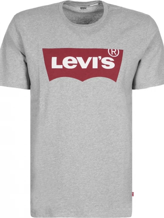 Foto van product LEVI'S ® Shirt grijs gemêleerd / kersrood / wit