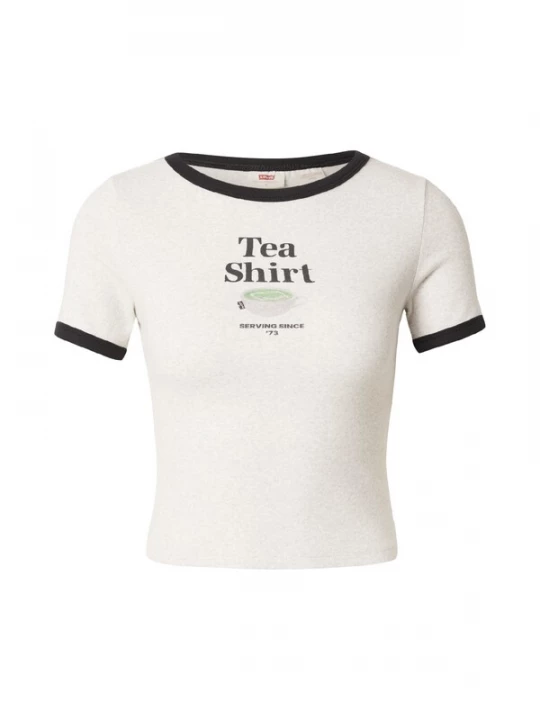 Foto van product LEVI'S ® Shirt 'HAYES' grijs gemêleerd / lichtgroen / zwart / wolwit