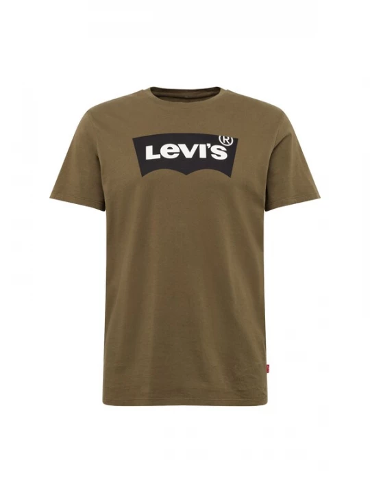 Foto van product LEVI'S ® Shirt 'Housemark Graphic T-Shirt' olijfgroen / zwart / wit