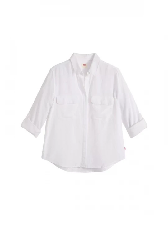 Foto van product LEVI'S ® Shirt 'LEVI'S ELAINE UTILITY SHIRT CAMICIA' wit
