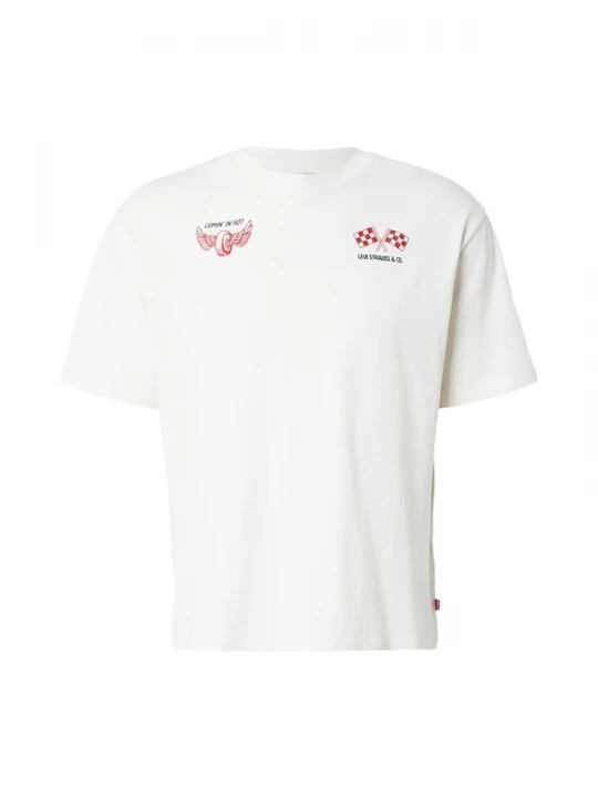 Foto van product LEVI'S ® Shirt 'Lockwood' donkergroen / grenadine / wit