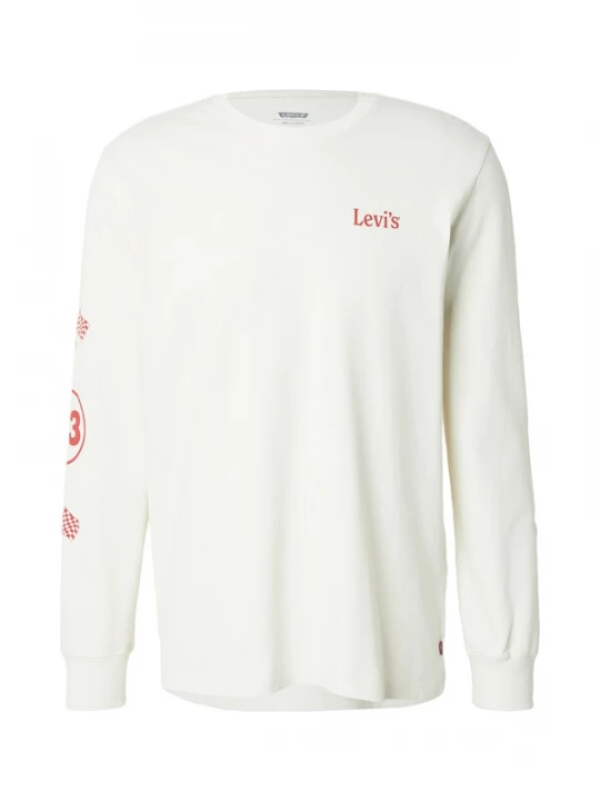 Foto van product LEVI'S ® Shirt 'LSE RELAXED GRAPHIC' rood / wolwit